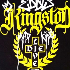 "Champion" Eddie Kingston Shirt AEW ROH PWC Mad KING L